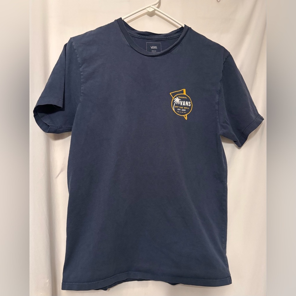 Vans Blue Short Sleeve Tee with Nevada Logo